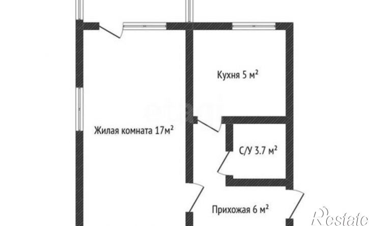 1-комн квартира улица Тургенева, 106,  д. 106