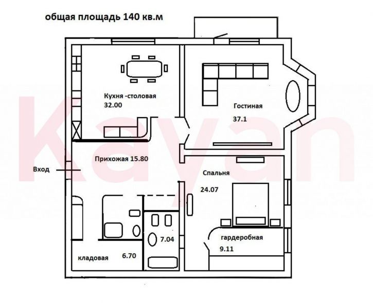 2-комн квартира Офицерская ул.