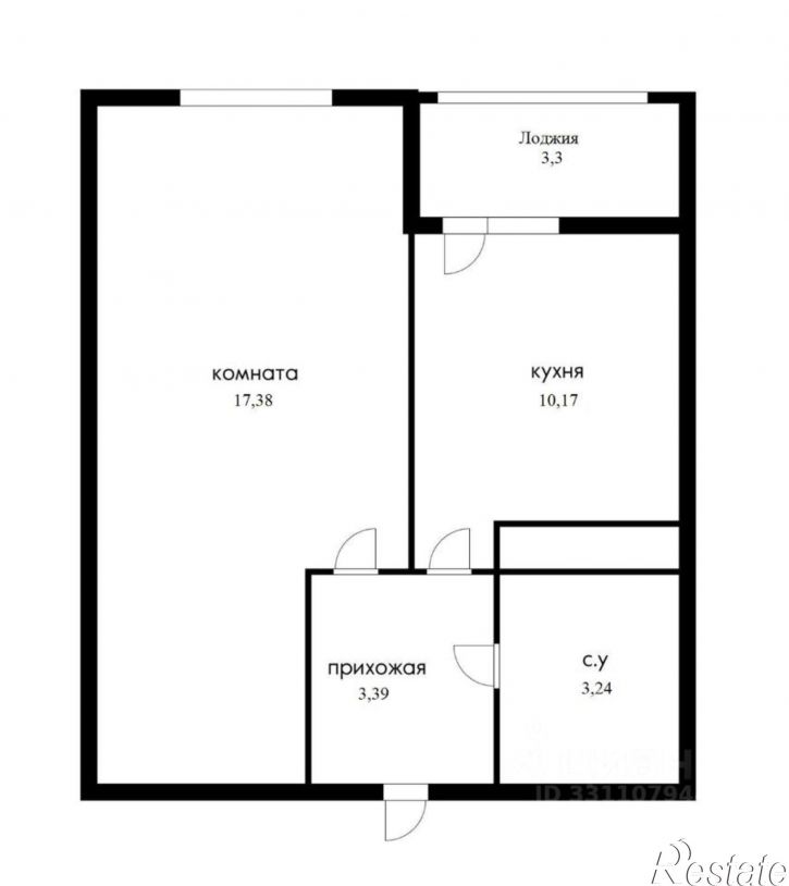 1-комн квартира ул Заполярная, 39 10,  д. 39 10,  к. 10