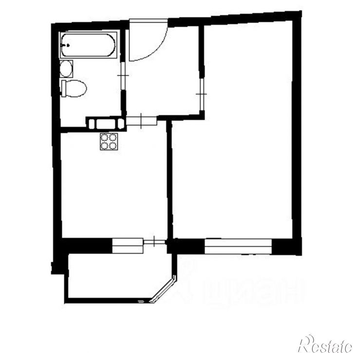 1-комн квартира улица Красных Партизан, 1/4 к11,  д. 1/4 к11