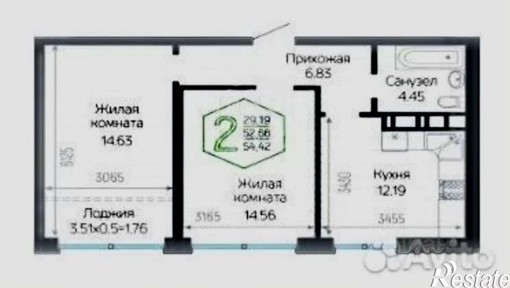 2-комн квартира Обрывная улица, 132/1 к21,  д. 132/1 к21