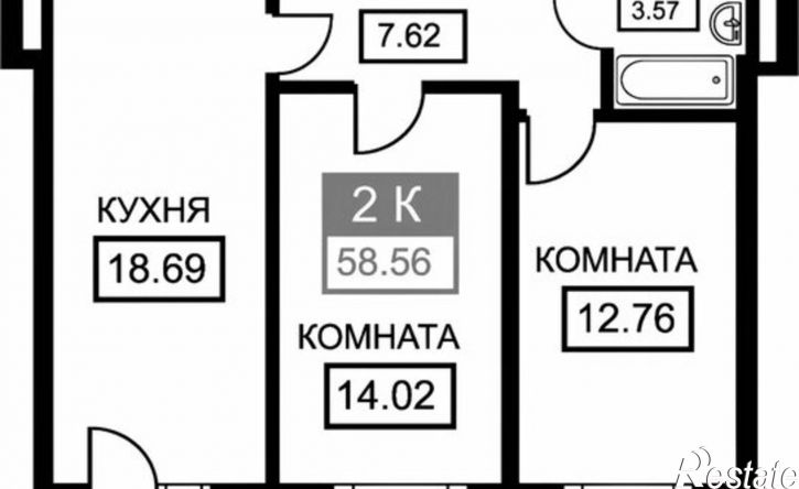 2-комн квартира Бородинская улица, 156/2,  д. 156/2