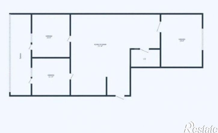 3-комн квартира улица Благоева, 29 с2,  д. 29 с2
