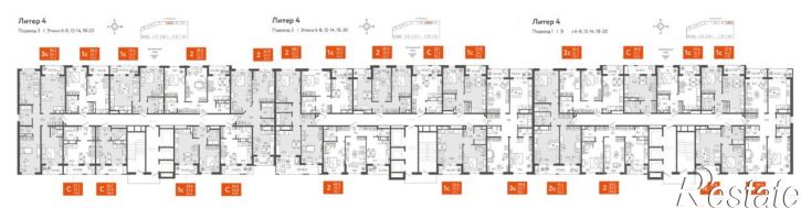3-комн квартира в новом доме Колхозная улица, 5/2,  д. 5/2