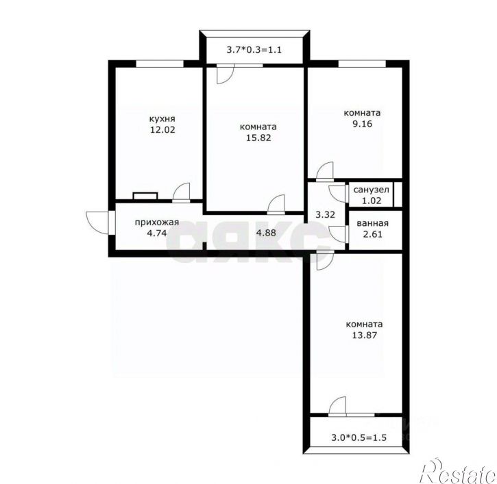 3-комн квартира ул им. Академика Лукьяненко П.П., 107,  д. 107