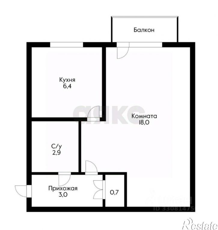 1-комн квартира улица Димитрова, 81,  д. 81