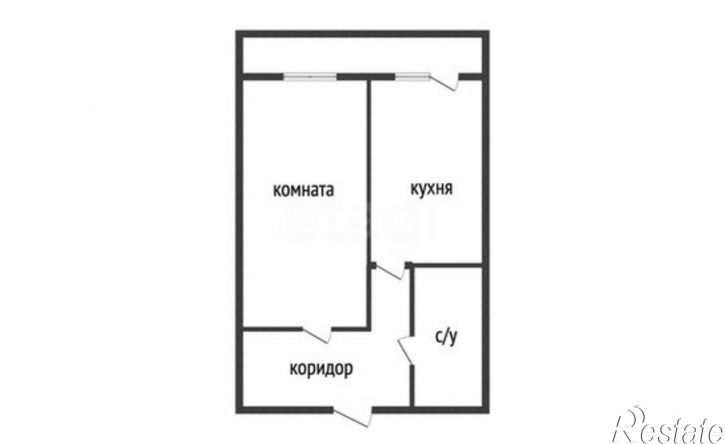 1-комн квартира Кореновская улица, 2 к4,  д. 2 к4