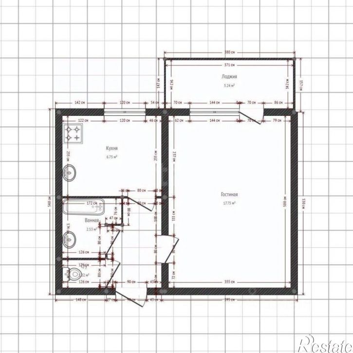 1-комн квартира ул Приозерная, 13,  д. 13