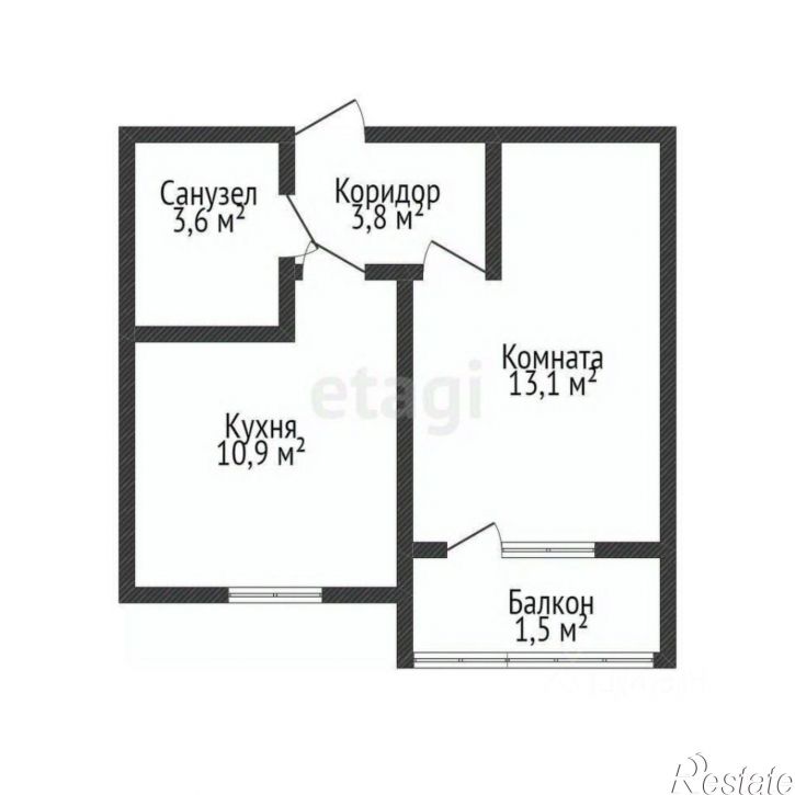 1-комн квартира ул им. Владимира Жириновского, 1 1,  д. 1 1,  к. 1