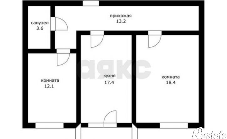 2-комн квартира Уральская улица, 75 к2,  д. 75 к2