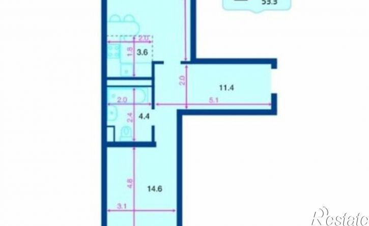 1-комн квартира ул им. Валерия Гассия, 3,  д. 3