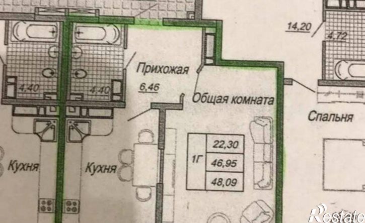 1-комн квартира улица Николая Кондратенко, 6 к2,  д. 6 к2