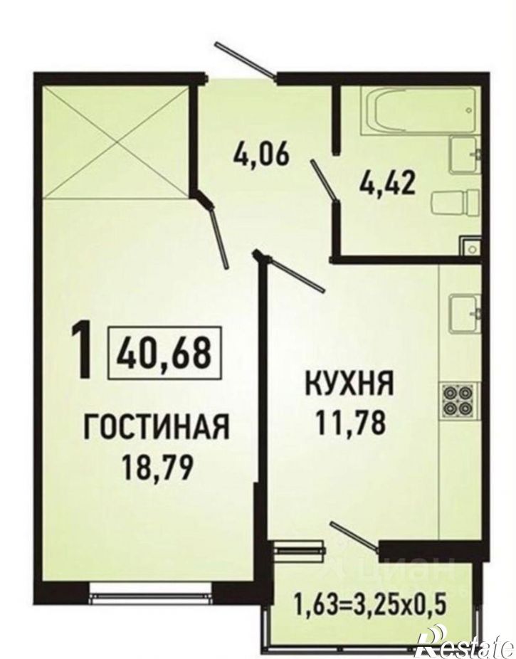 1-комн квартира улица им. Героя Яцкова И.В., 17 к1,  д. 17 к1