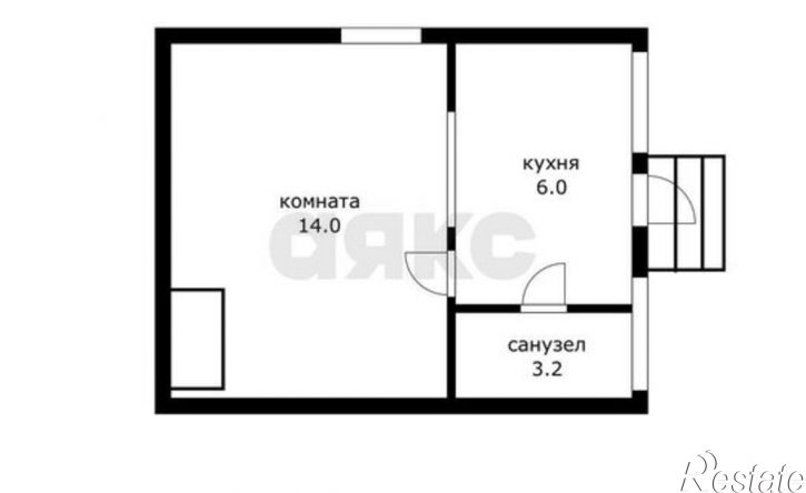 1-комн квартира улица Янковского, 109,  д. 109
