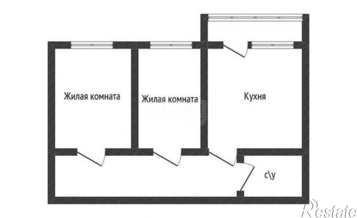 2-комн квартира Штурвальная улица, 8,  д. 8