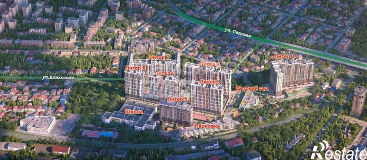 1-комн квартира Колхозная улица, 5/2 к4,  д. 5/2 к4