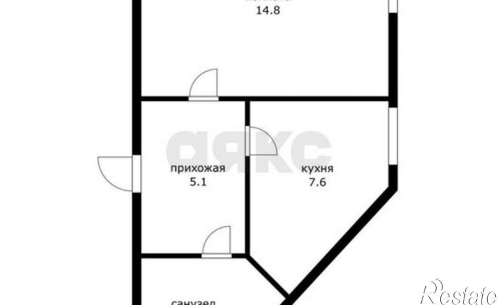 1-комн квартира ул им. Есенина, 108/6Б,  д. 108/6Б