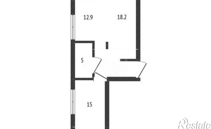 2-комн квартира Обрывная улица, 132/1 к7,  д. 132/1 к7