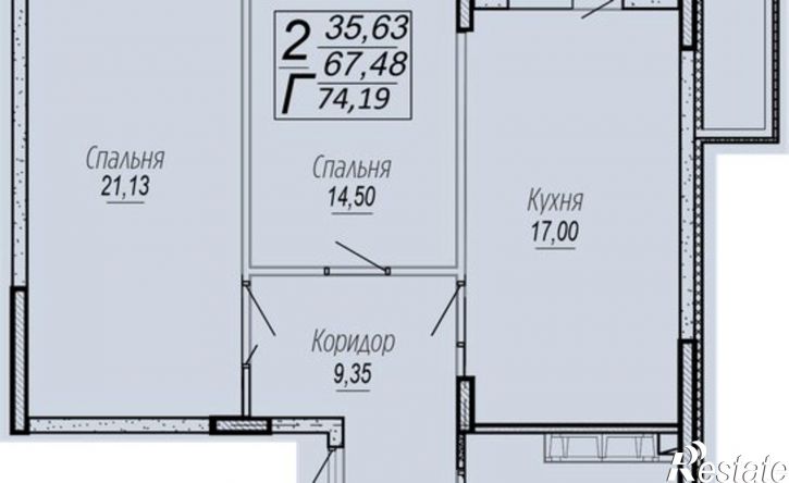 2-комн квартира в новом доме Прикубанский внутригородской округ, микрорайон Горхутор