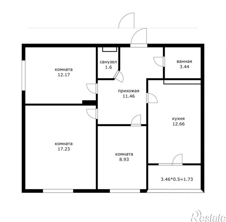 3-комн квартира ул Конгрессная, 31,  д. 31