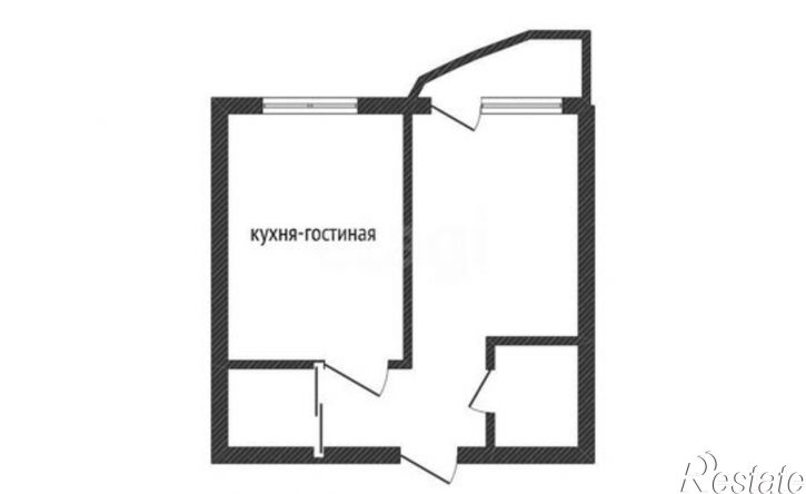 1-комн квартира микрорайон Любимово, 5