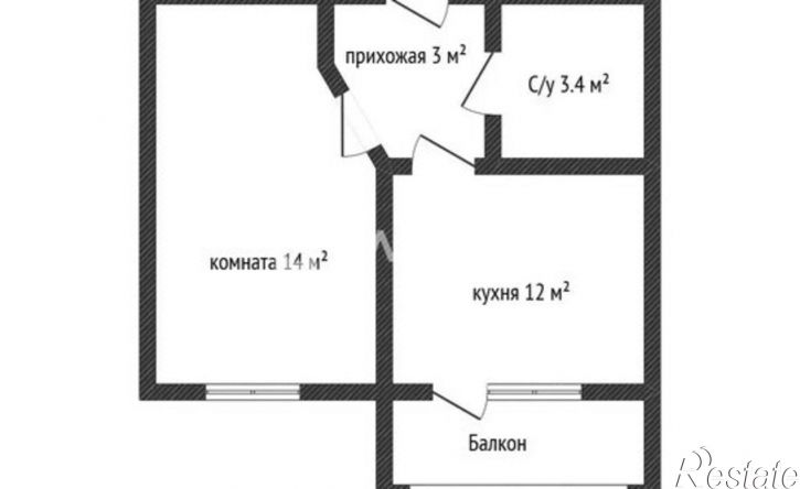 1-комн квартира Карасунский внутригородской округ, микрорайон Камвольно-суконный Комбинат, Магист