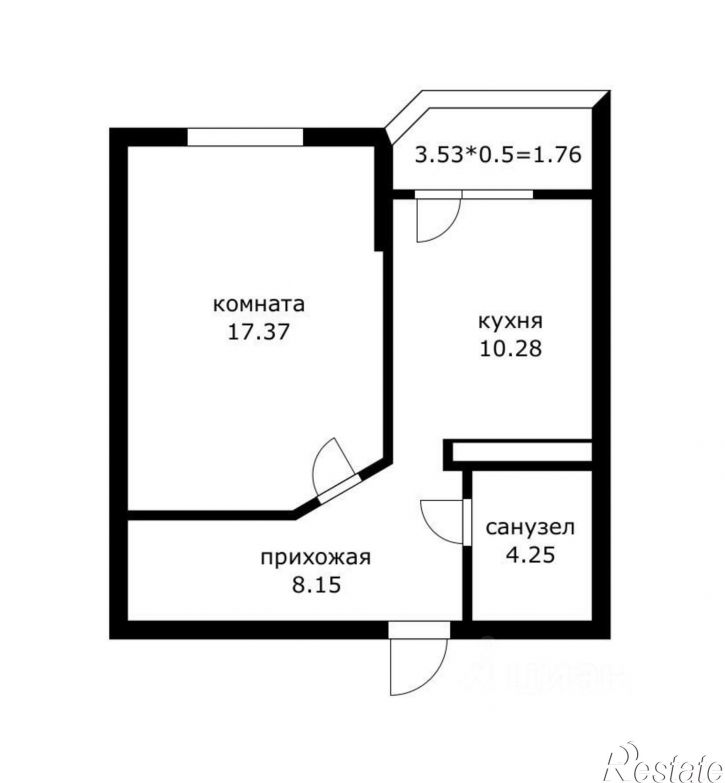 1-комн квартира ул им. Героя Яцкова И.В., 19,  д. 19