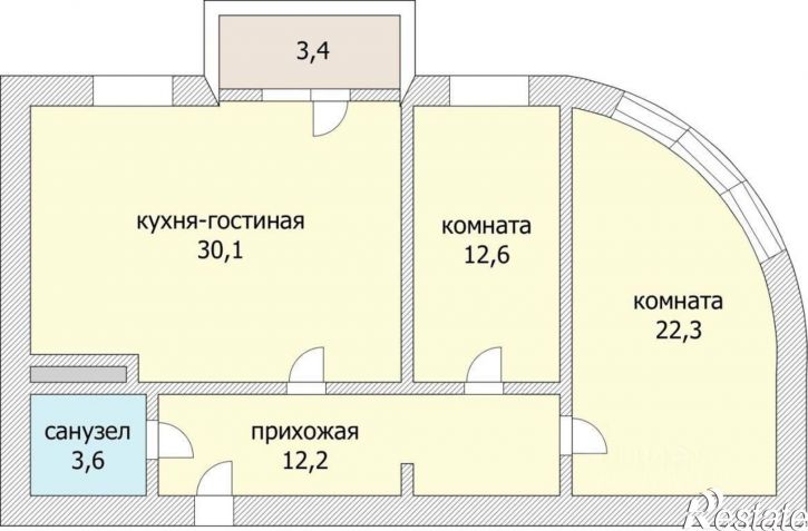 3-комн квартира ул Уральская, 75 2,  д. 75 2,  к. 2