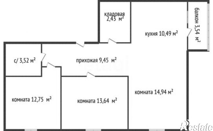 3-комн квартира ул им. генерала Корнилова, 10 1,  д. 10 1,  к. 1
