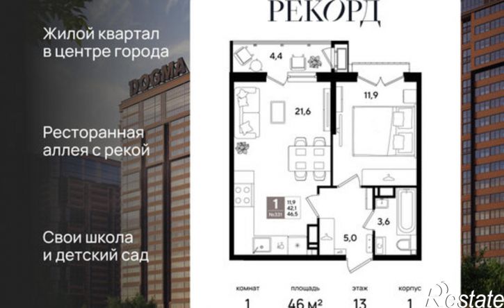1-комн квартира ул Новороссийская, 102/8 5,  д. 102/8 5,  к. 5