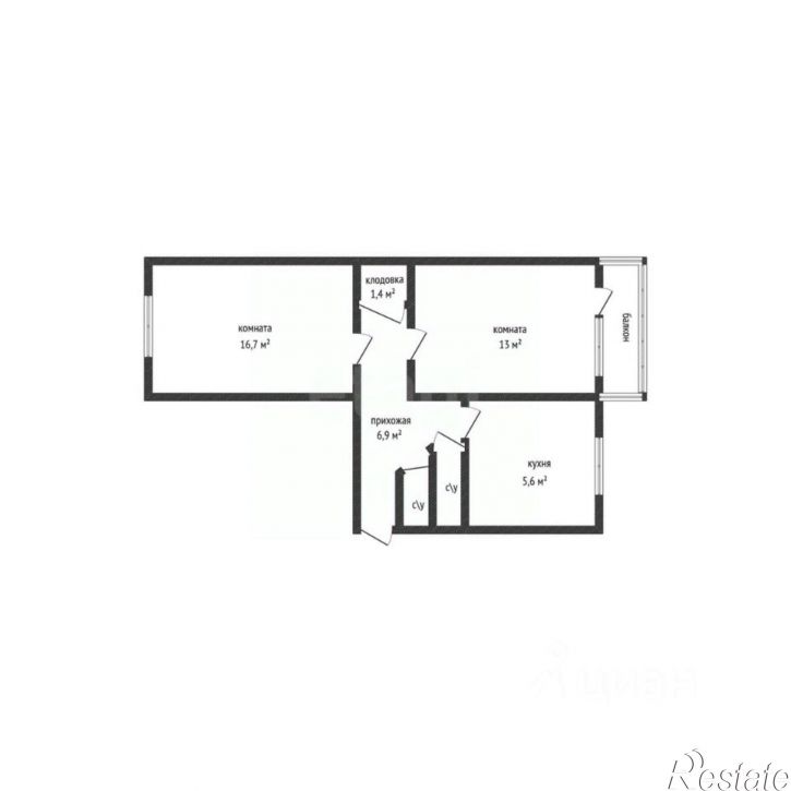 2-комн квартира ул Рашпилевская, 347,  д. 347