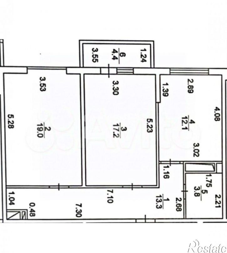 2-комн квартира ул Уральская, 75 1,  д. 75 1,  к. 1