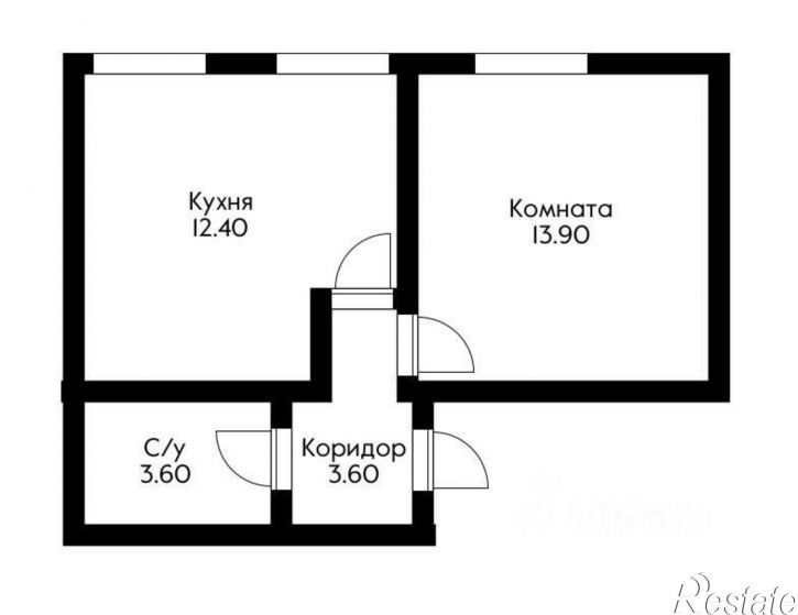 1-комн квартира ул Измаильская, 19,  д. 19