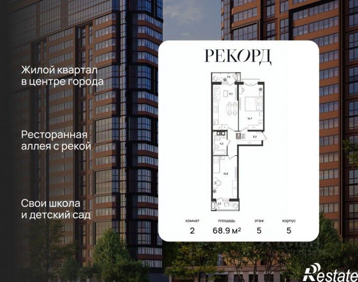 2-комн квартира в новом доме ул Новороссийская, 102/3,  д. 102/3
