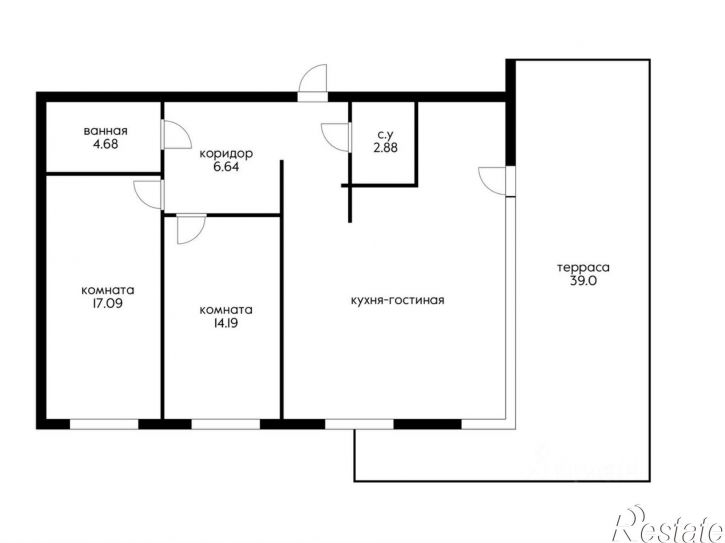 3-комн квартира ул Зиповская, 34 1,  д. 34 1,  к. 1