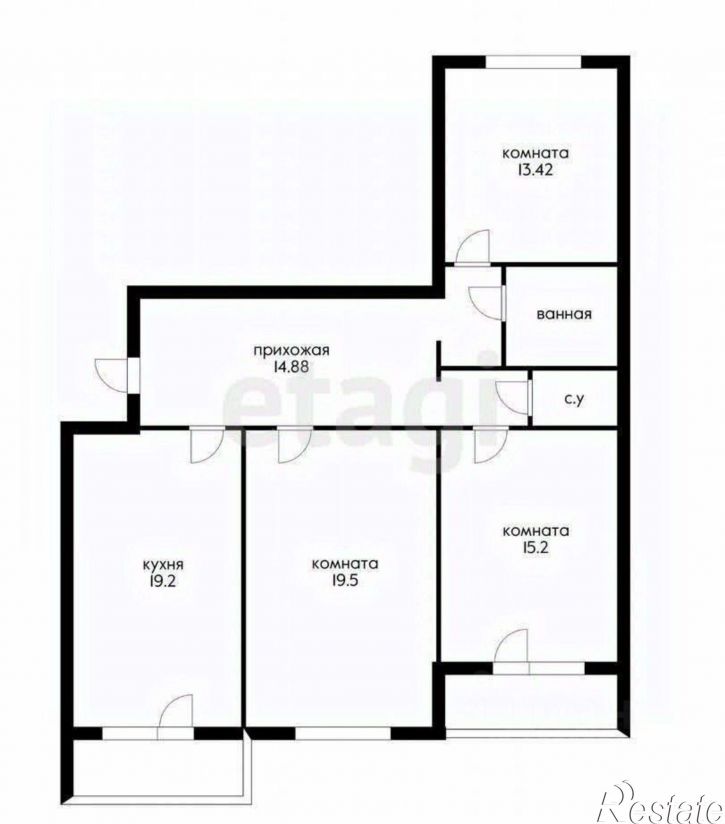 3-комн квартира ул 9-я Тихая, 17,  д. 17