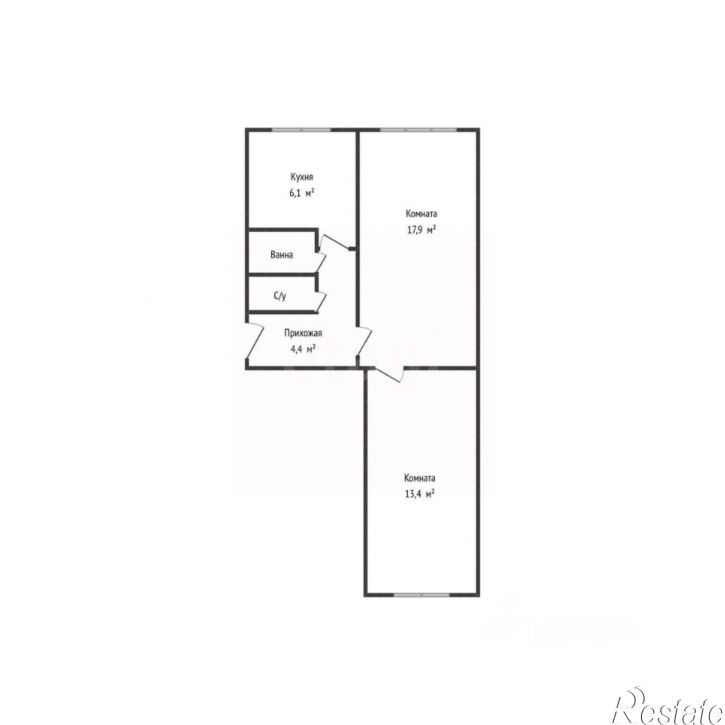 2-комн квартира ул им. Атарбекова, 32,  д. 32