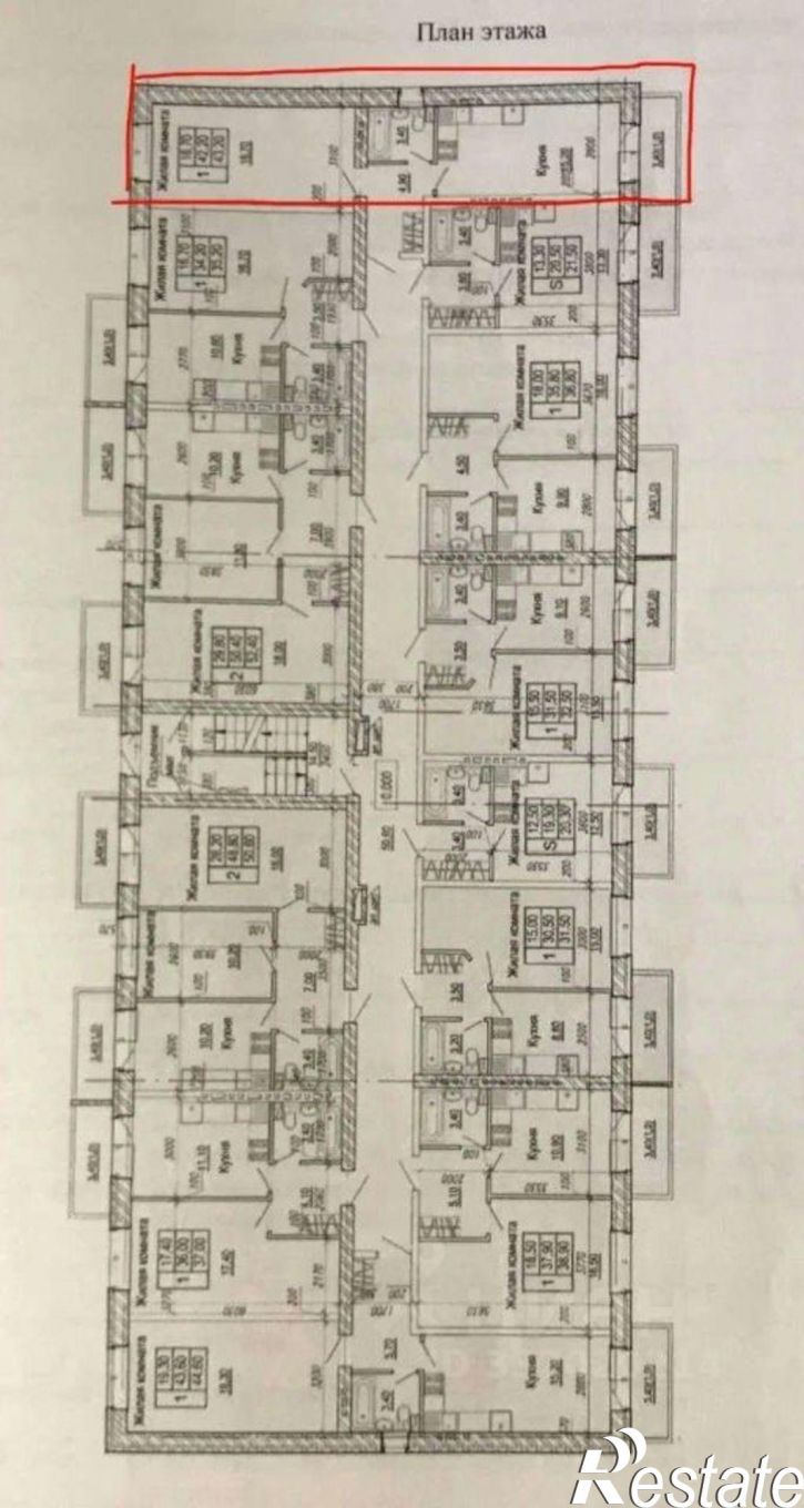 1-комн квартира ул им. Евгении Жигуленко, 30 2,  д. 30 2,  к. 2