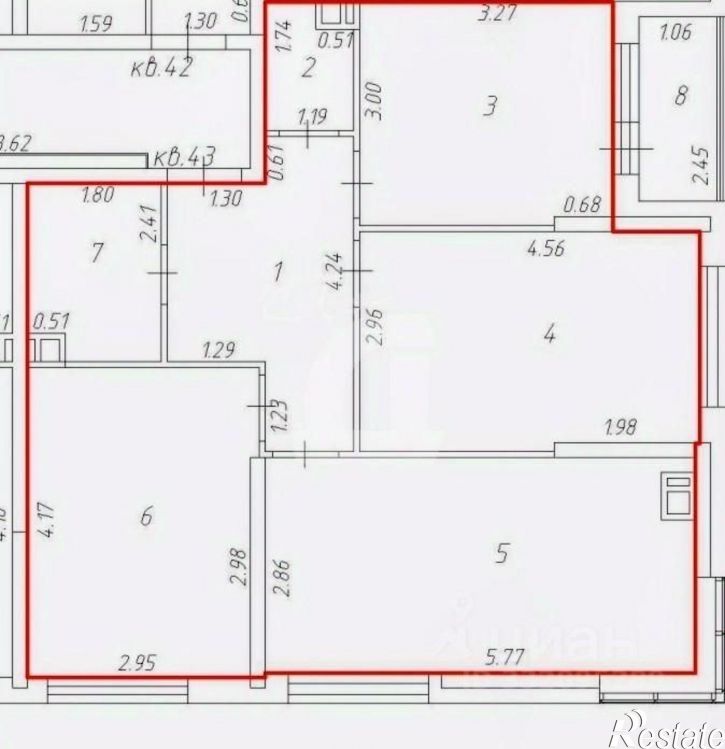 3-комн квартира Немецкая Деревня