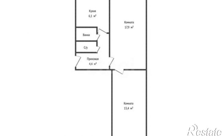 2-комн квартира ул им. Атарбекова, 32,  д. 32