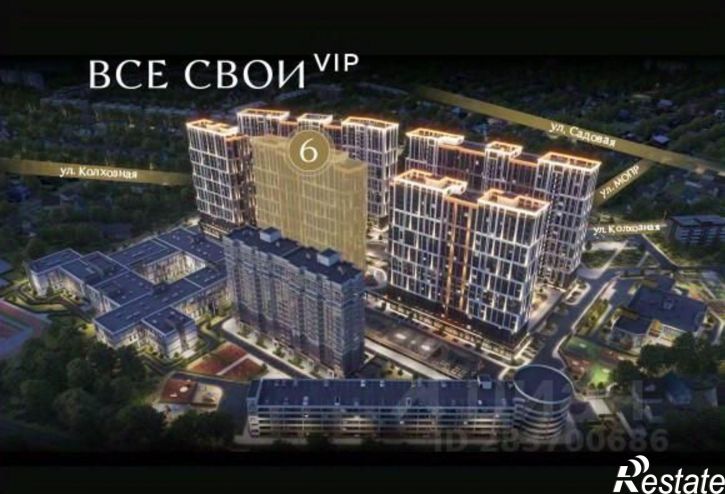 1-комн квартира в новом доме Элеваторный пер, 14,  д. 14