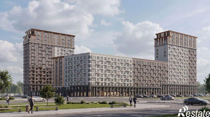 2-комн квартира в новом доме микрорайон 2-я Площадка, улица Ветеранов