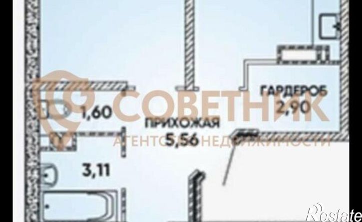 2-комн квартира ул им. Героя Георгия Бочарникова, 12/1,  д. 12/1