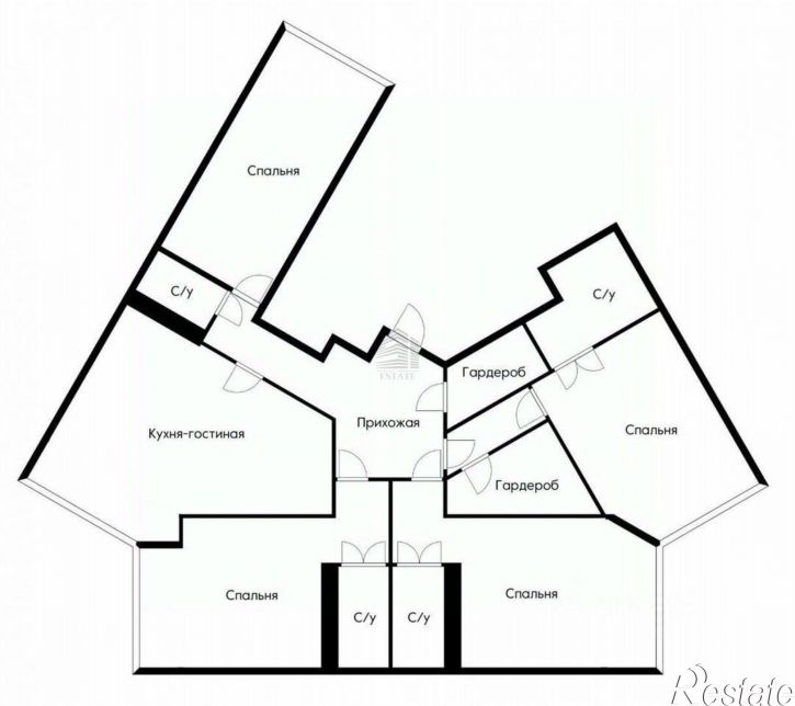 4-комн квартира ул Кожевенная, 22,  д. 22