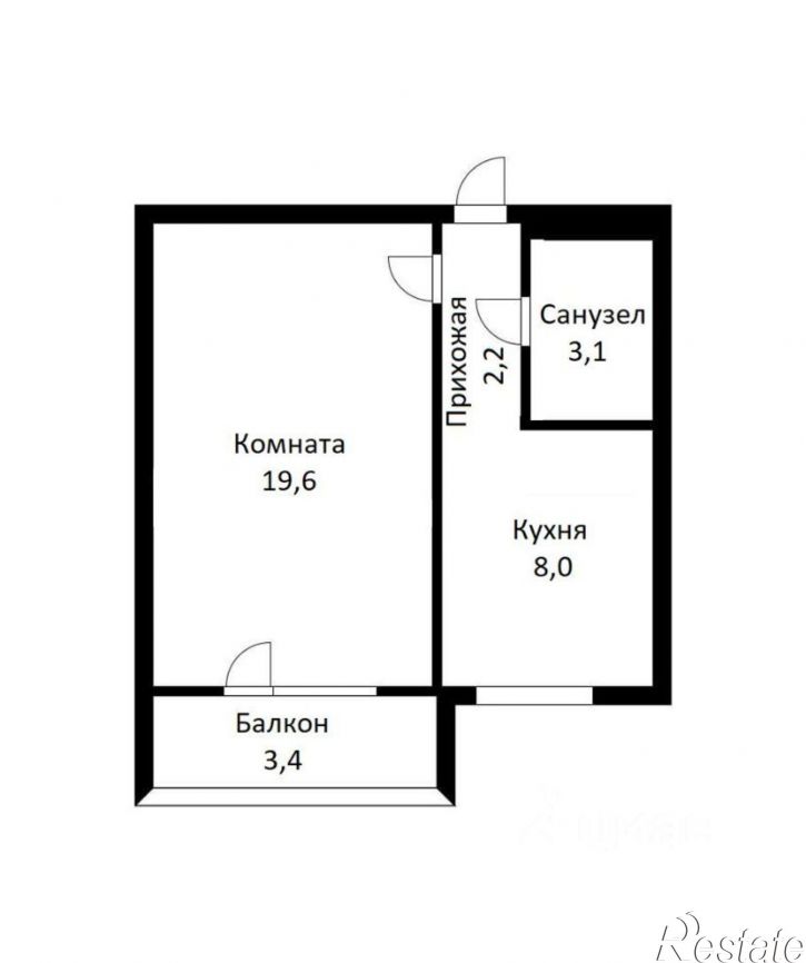 1-комн квартира ул им. Дмитрия Благоева, 13/2,  д. 13/2