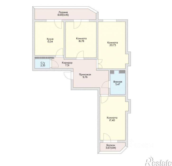 3-комн квартира ул Табачная, 3,  д. 3