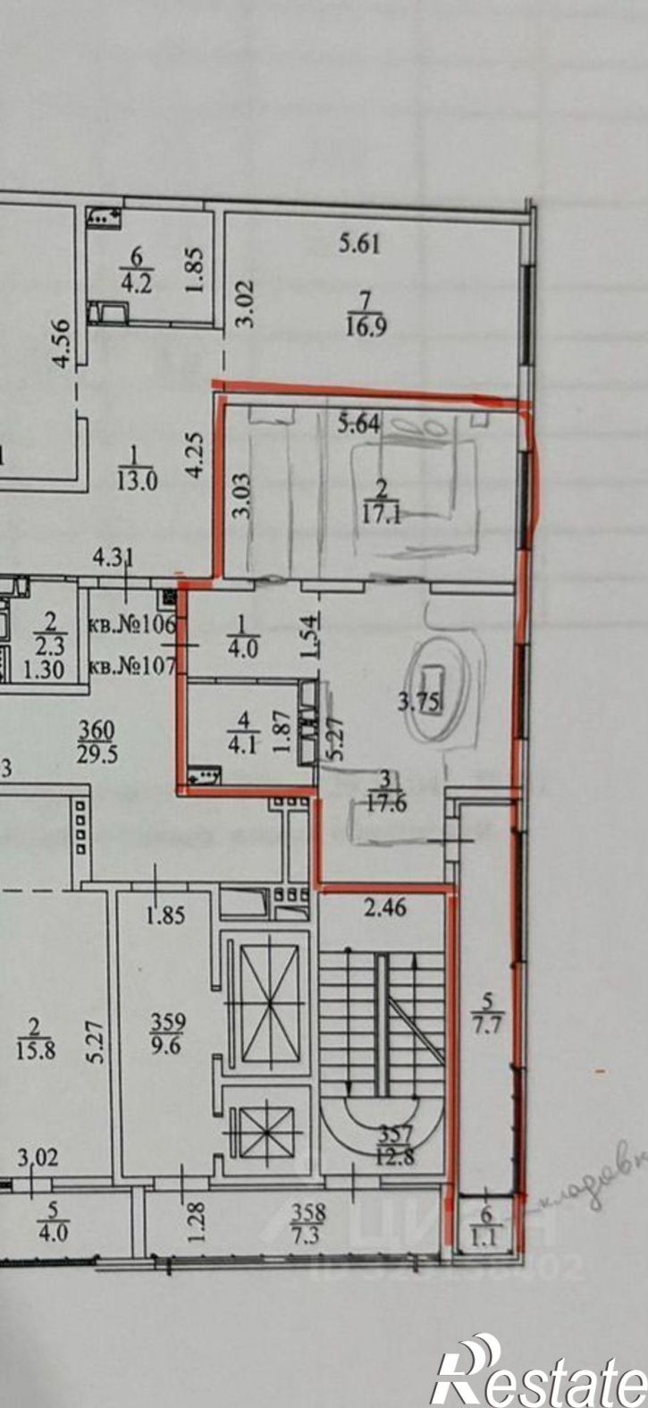 1-комн квартира ул Ветеранов, 65А,  д. 65А