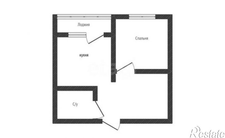 1-комн квартира улица Героя Пешкова, 14к2
