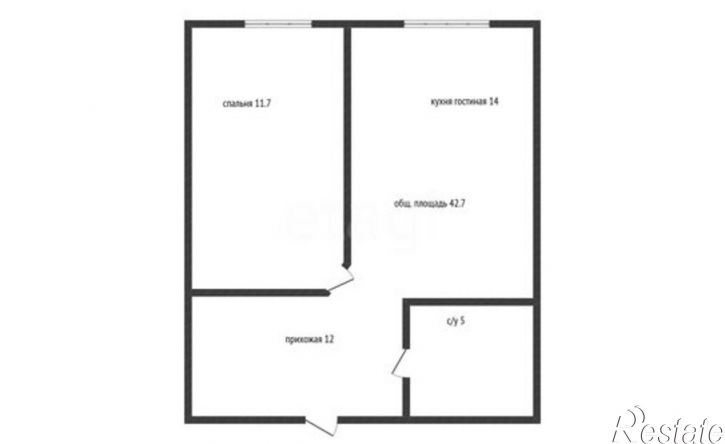 1-комн квартира ул им. Дежнёва, 29/3,  д. 29/3