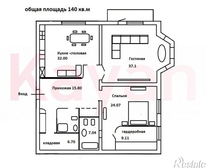 2-комн квартира Офицерская ул.